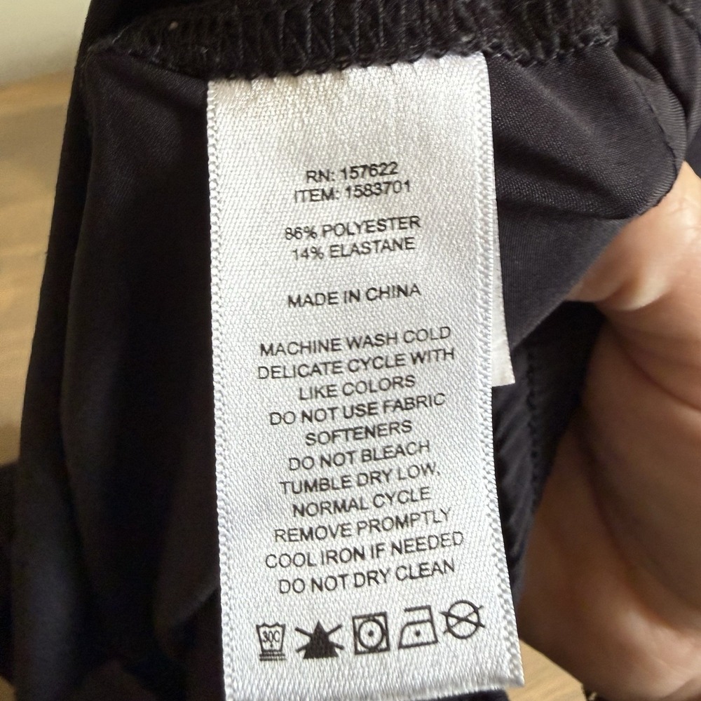 Eddie Bauer Womens Medium Black Straight Leg Casual Pants Bottoms Outdoors - Picture 6 of 8